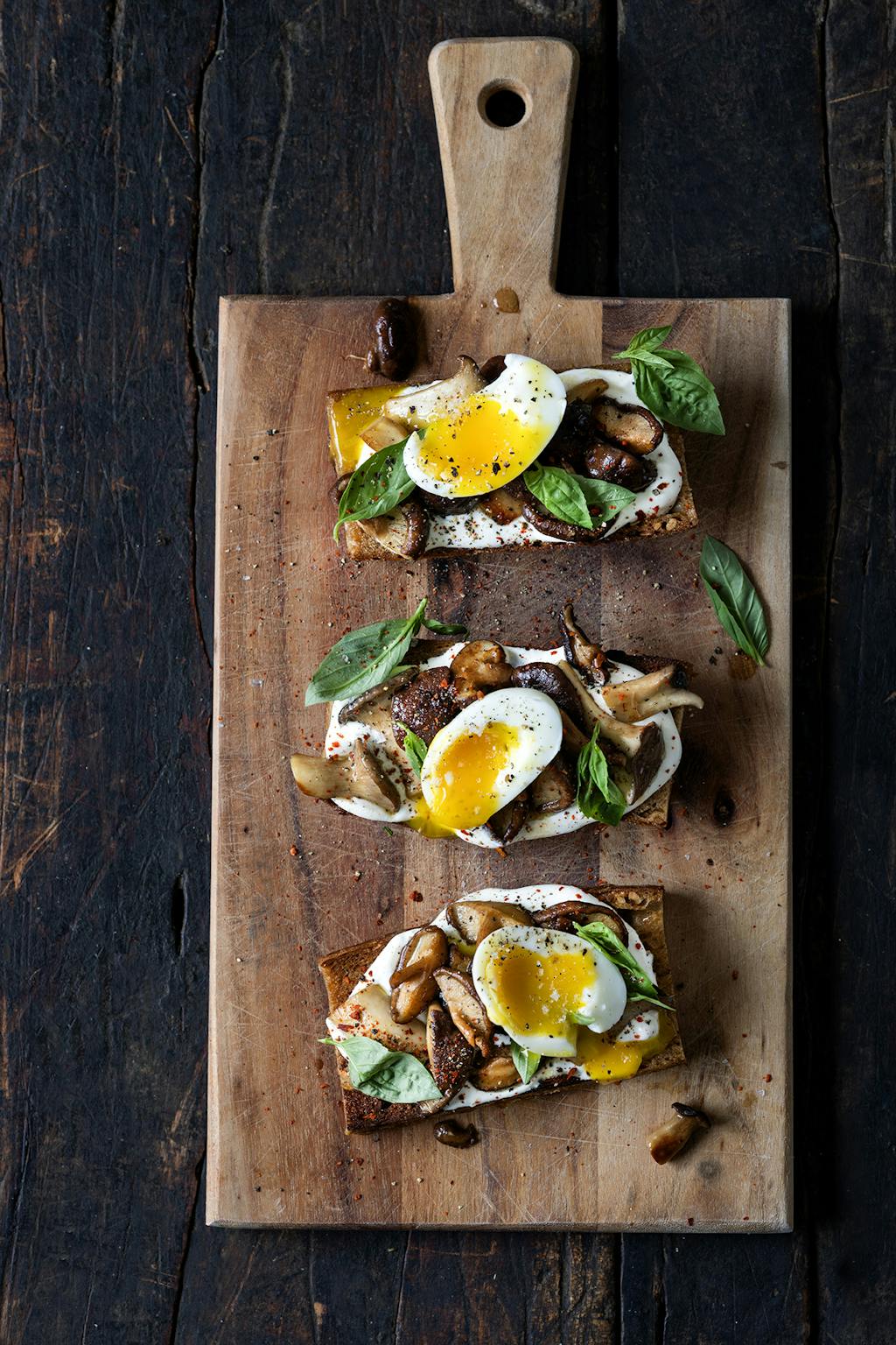 Sprød svampetoast