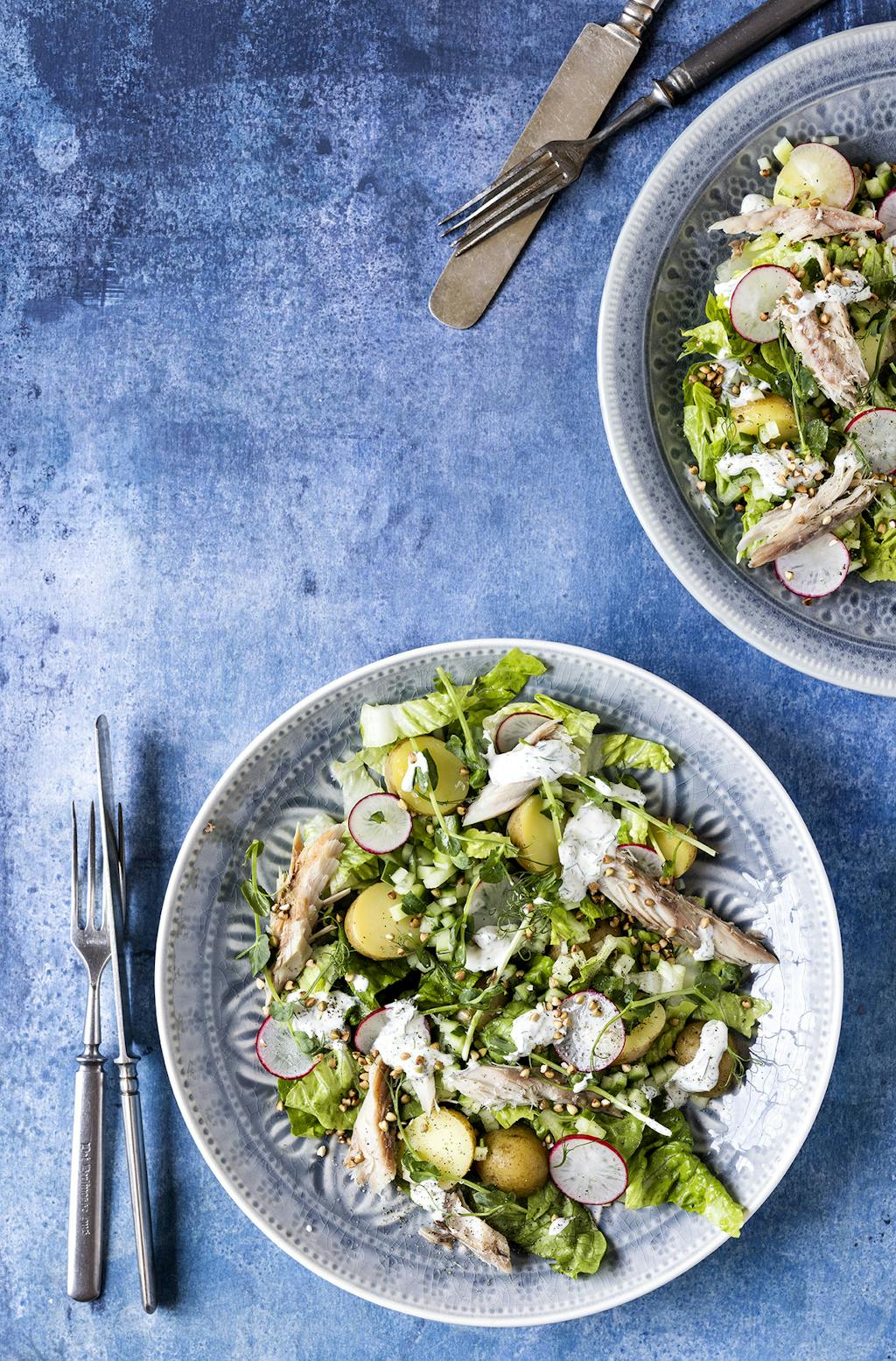 Kartoffel makrel salat