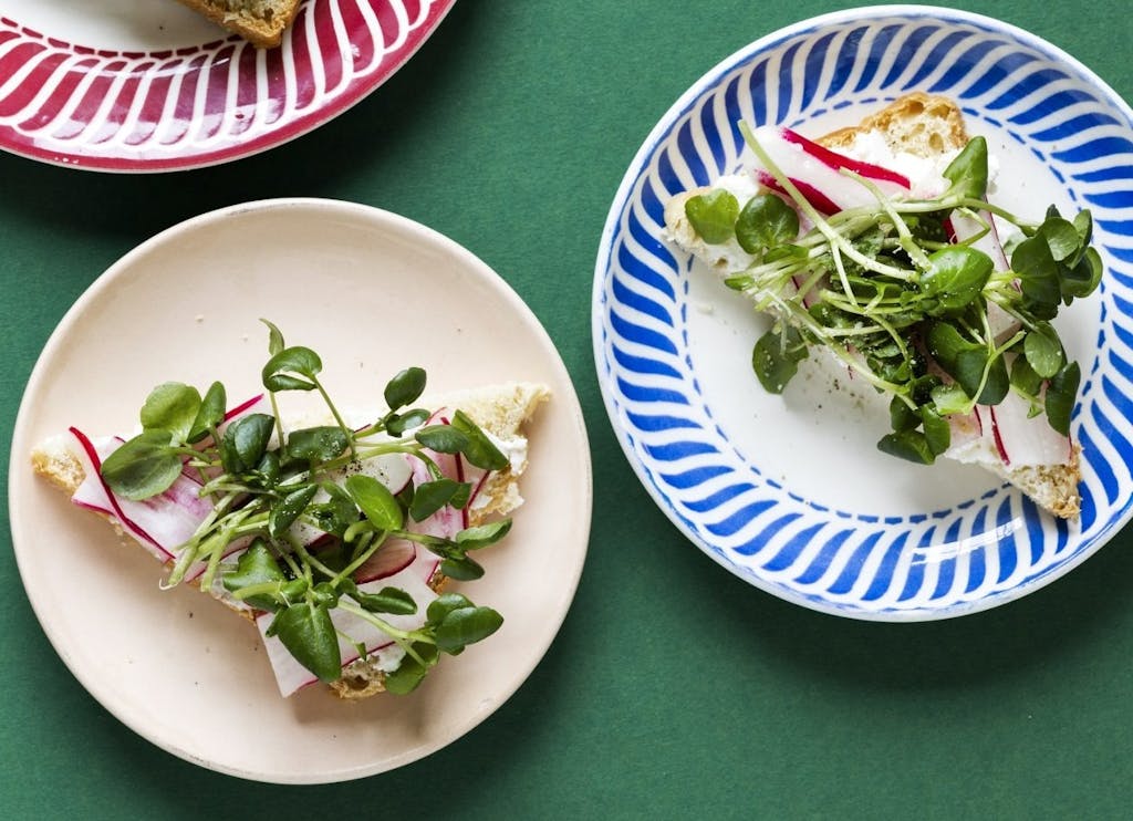 Opskrift på radiser med citronricotta