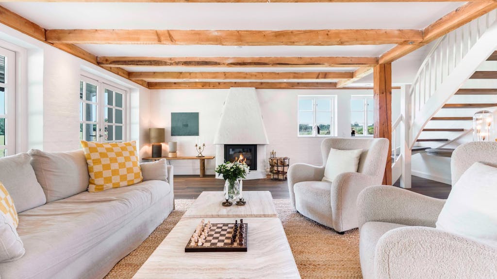 Hjemme hos Casper Christensen stue