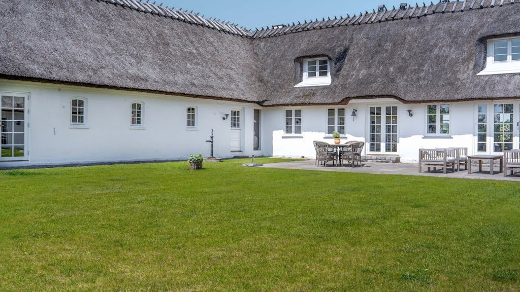 Hjemme hos Casper Christensen terrasse