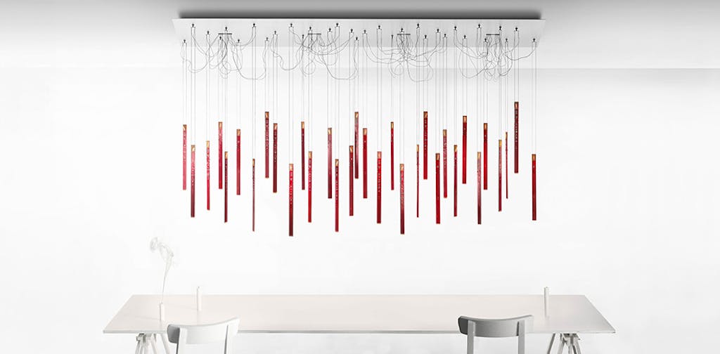 Ingo Maurer lysinstallation