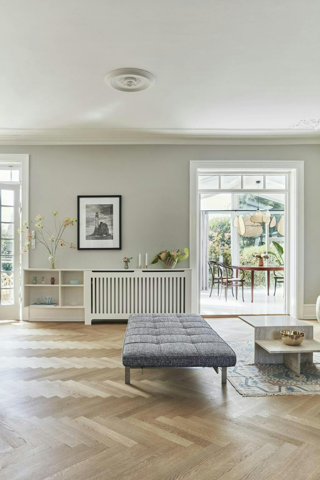 Woonkamer met dagbed