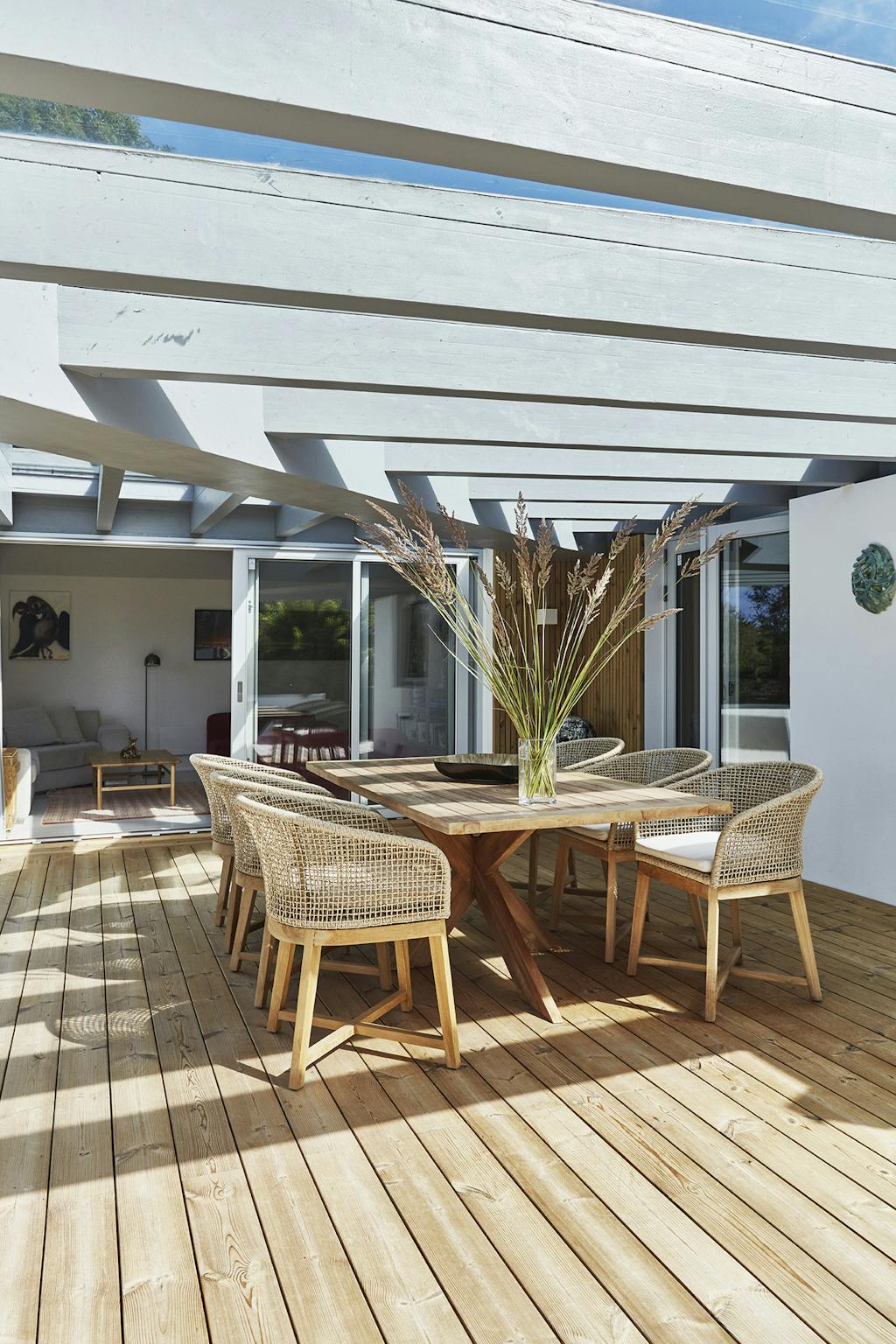 Den overdækkede terrasse