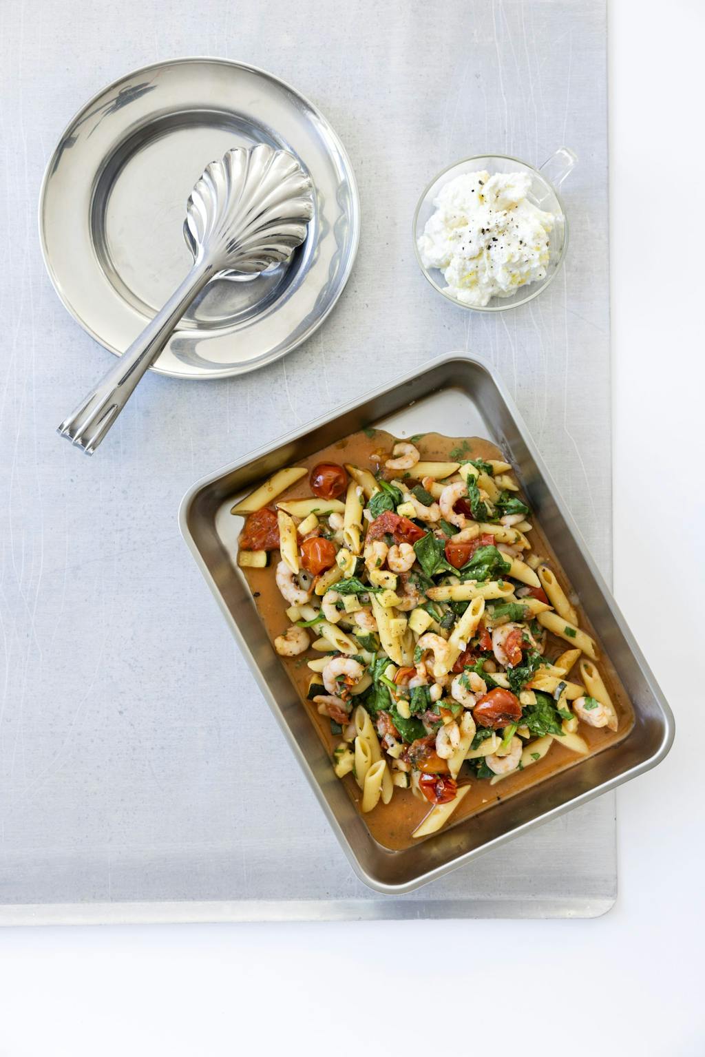 Onepot-pasta lavet i airfryer