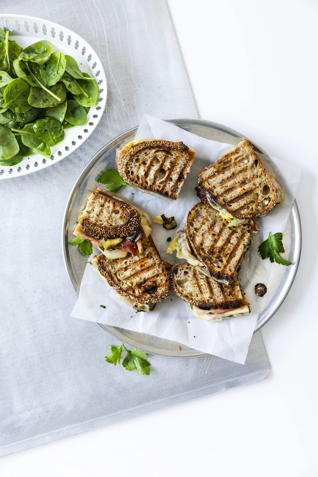Toast svampe croque monsieur