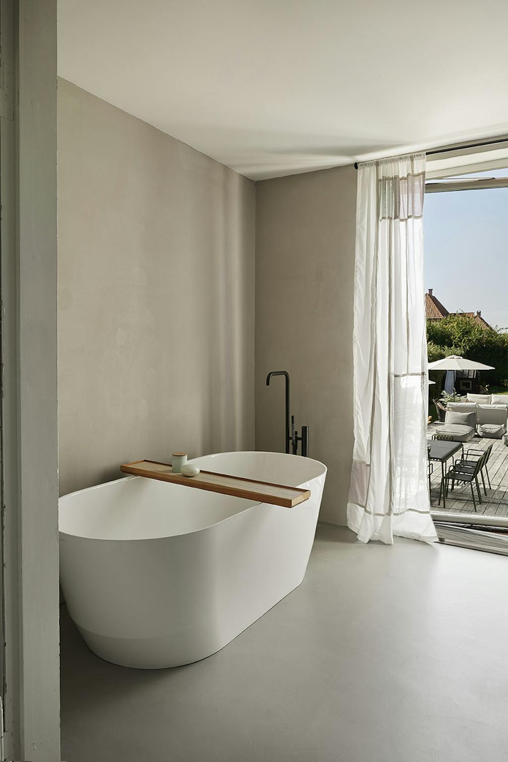 Badekar med udsigt