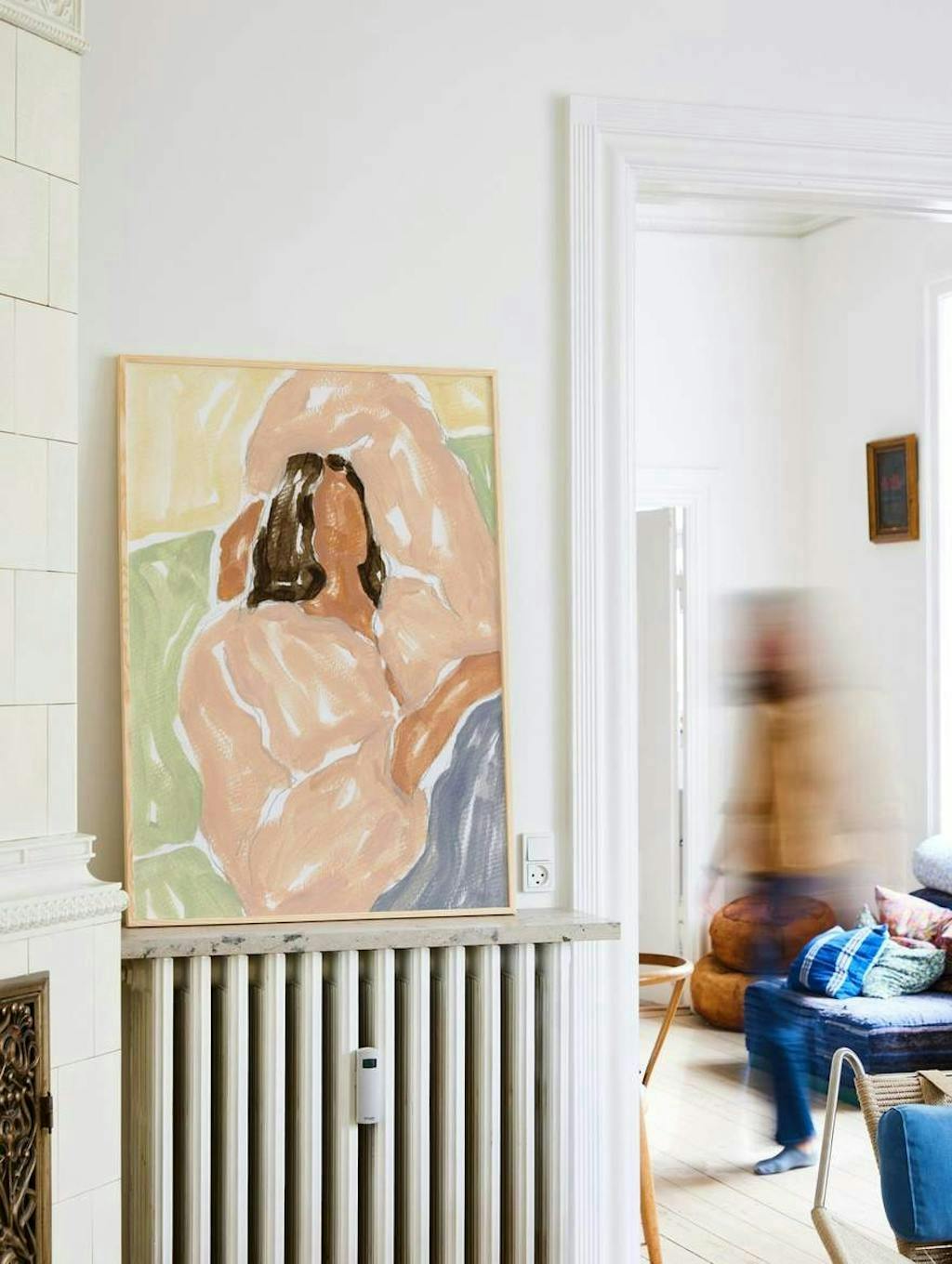 gave til henne plakat