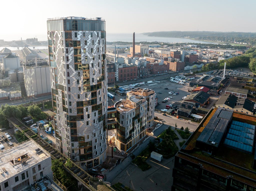 Bæredygtigt højhus i Aarhus af Lendager
