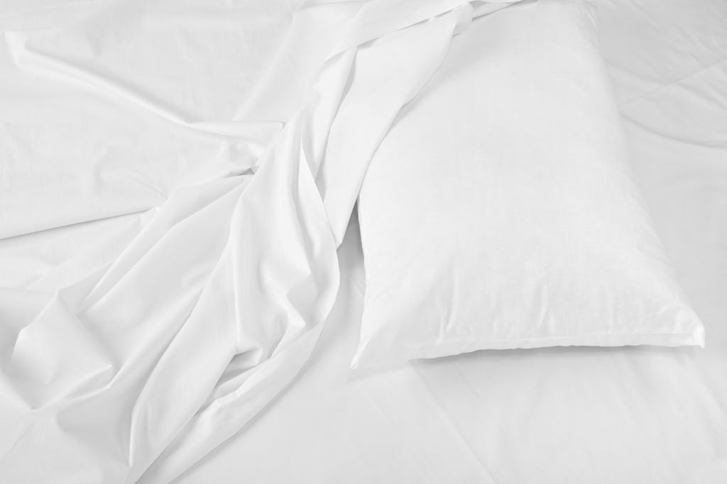 bedding sheets and pillow sleep bed