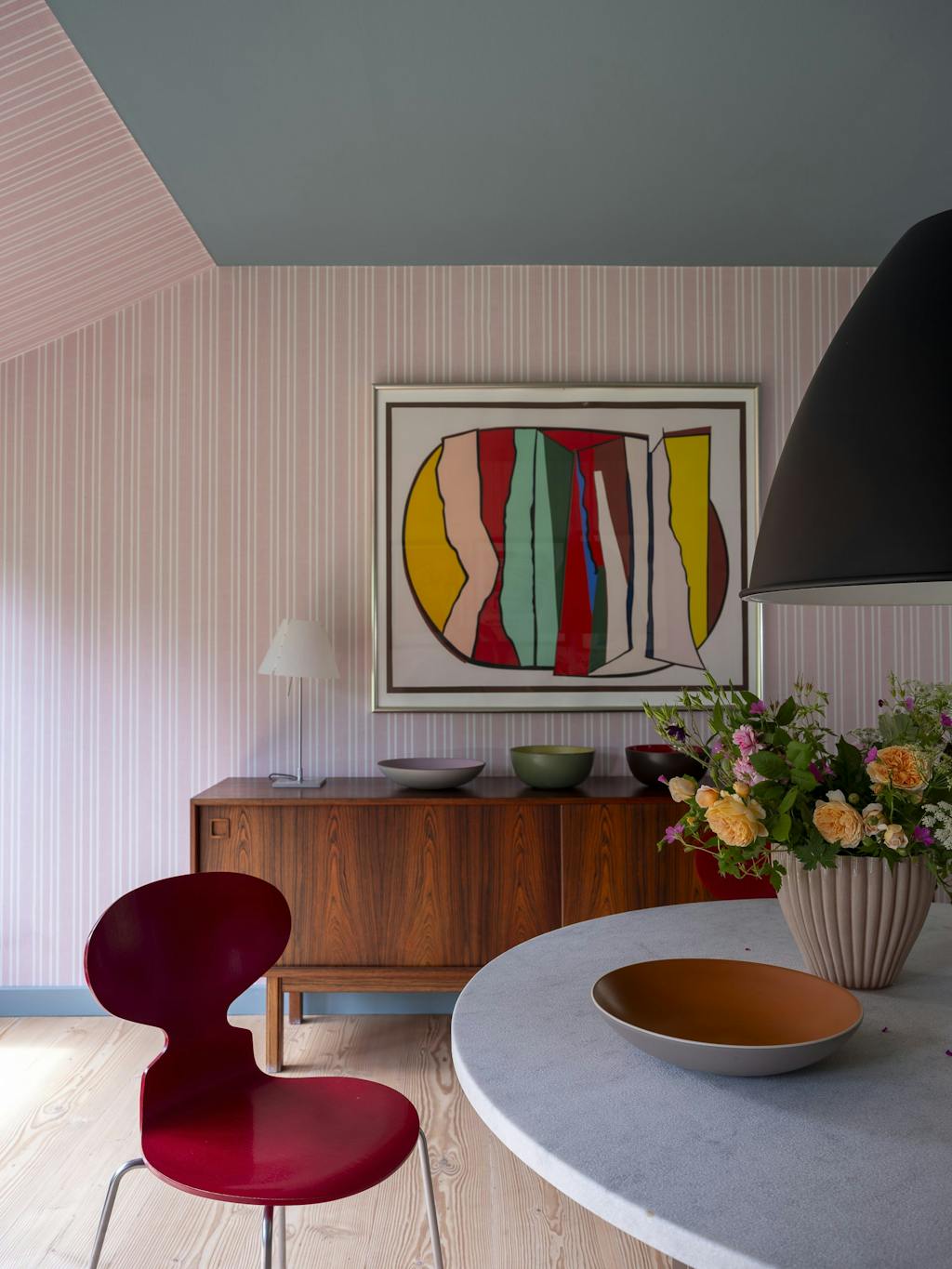 Farver på vægge i indretningen