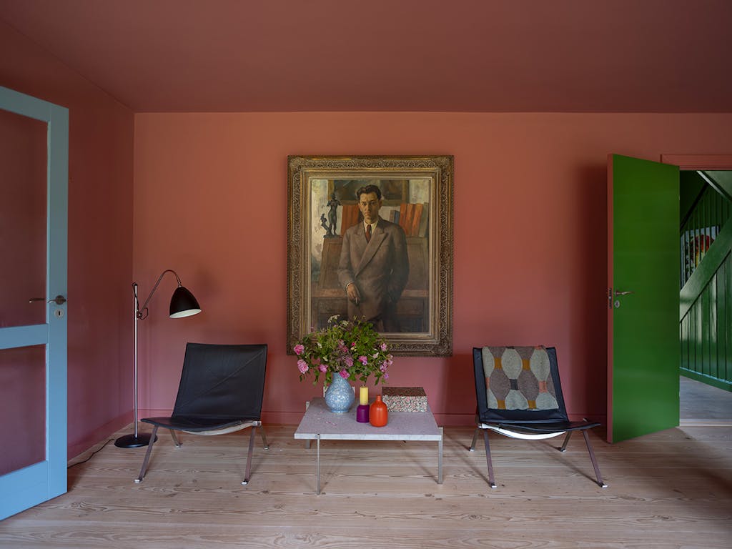 Farver på vægge i indretningen