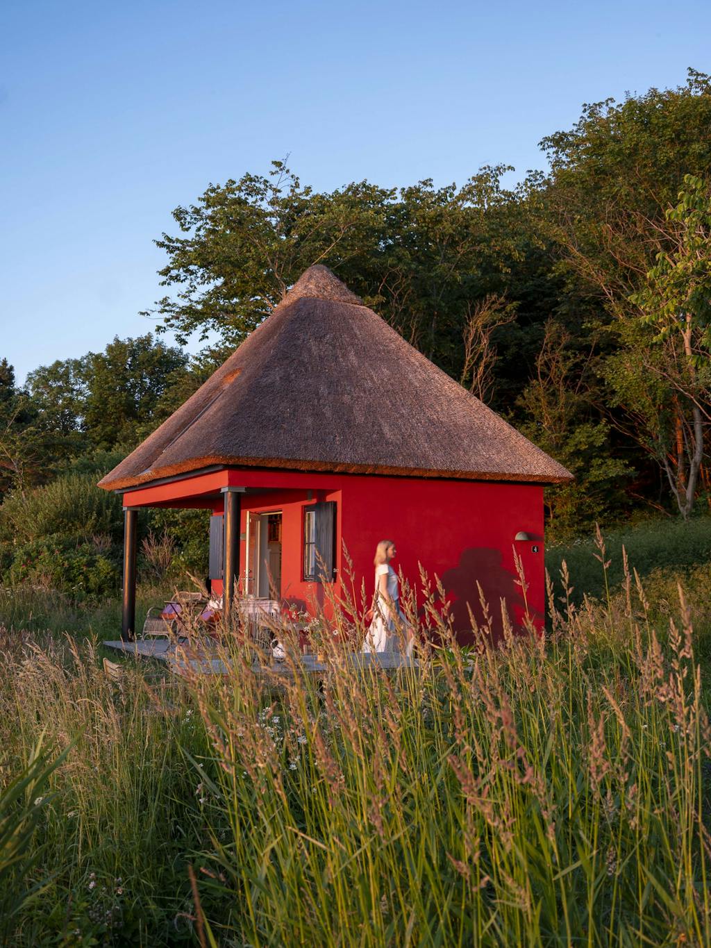 Kongehytten i rød