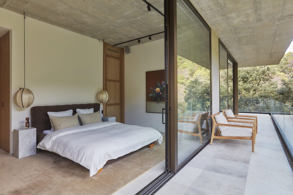 Soveværelse emd skydedøre