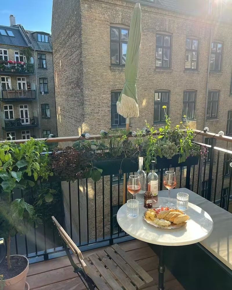 innredning liten balkong