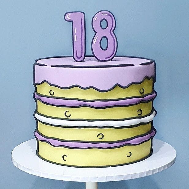 Comic cake tegneseriekage 