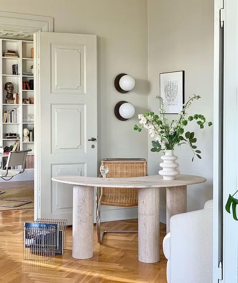 travertin skrivebord