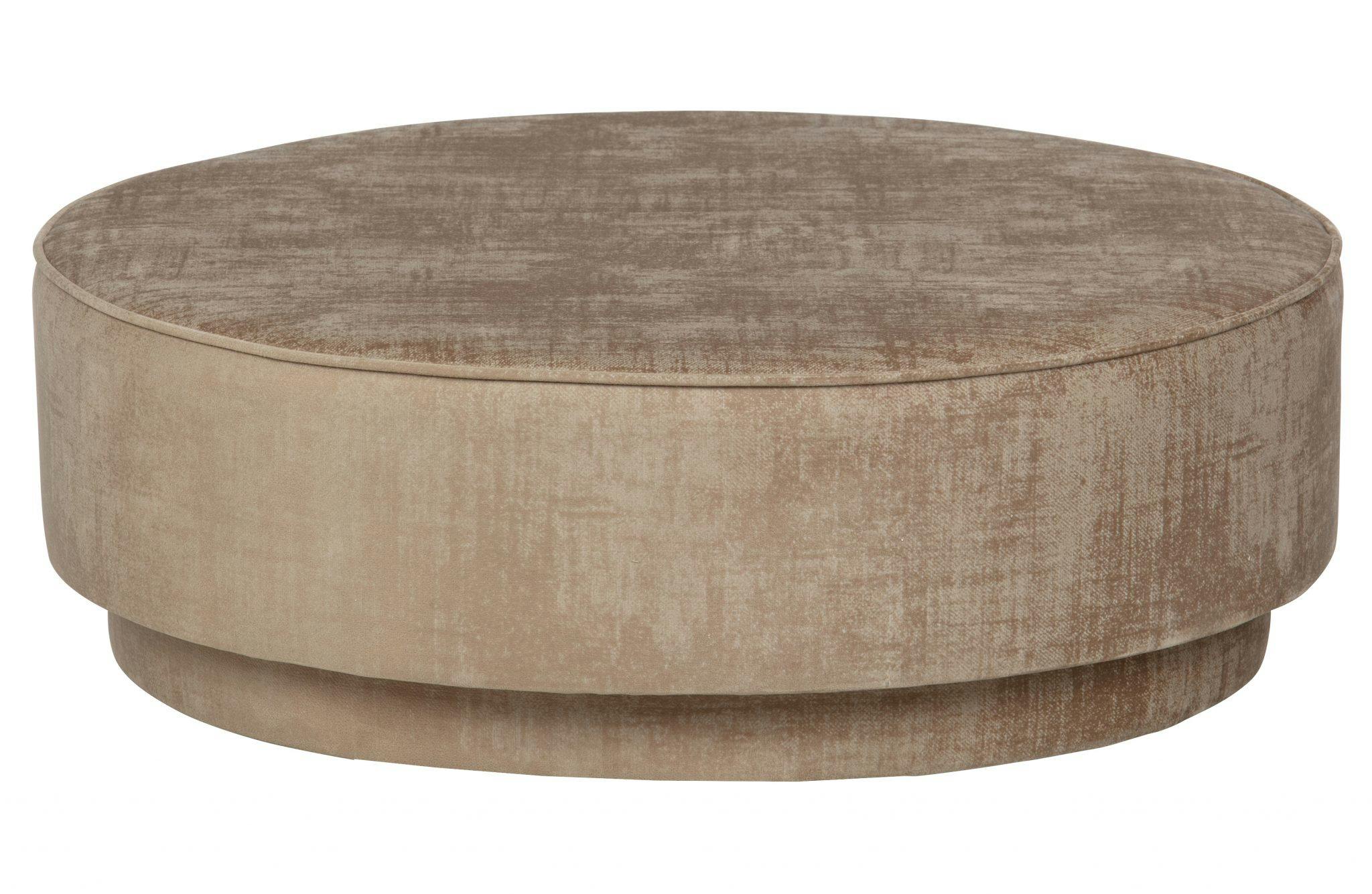 Puff i velour i størrelse xl