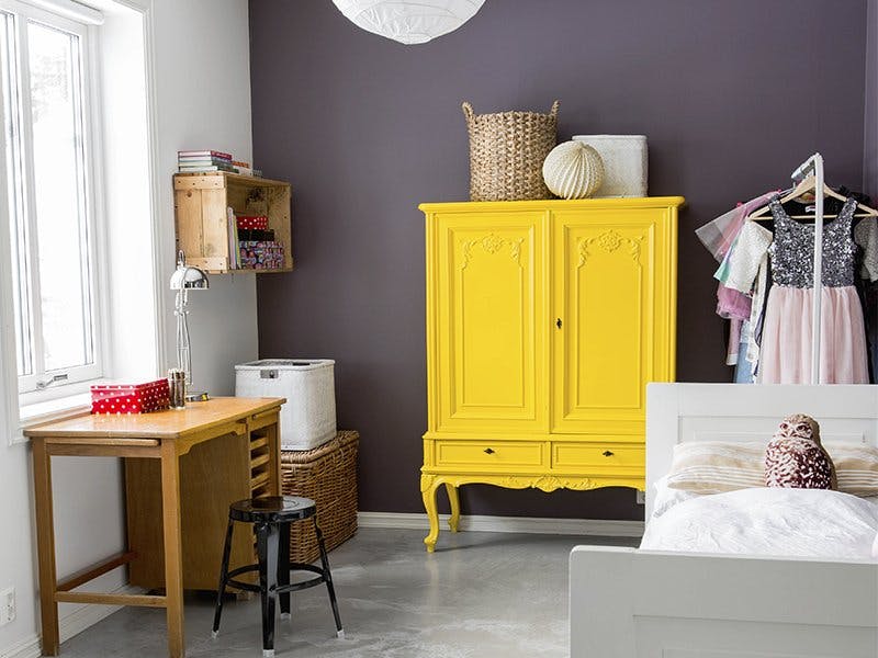 Knallfarge på jenterommet