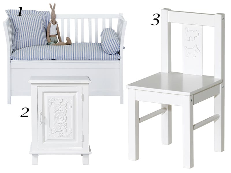 Møbler til trehytta