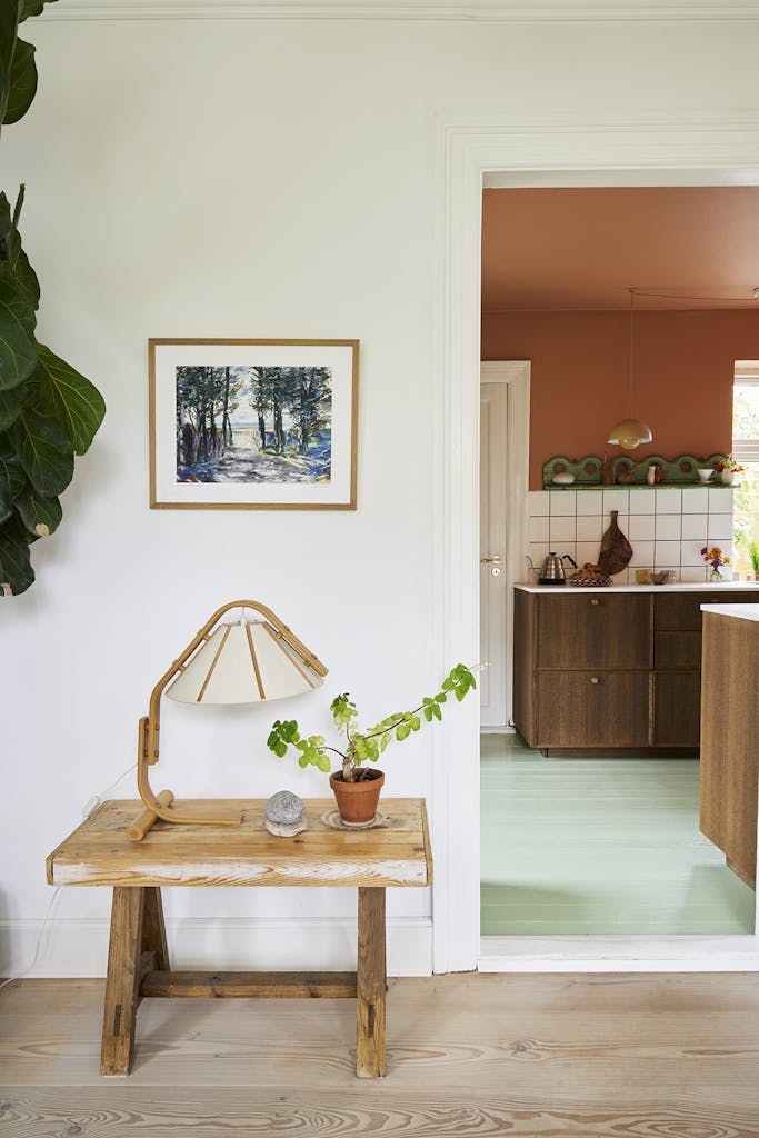 Inngang mot kjøkkenet