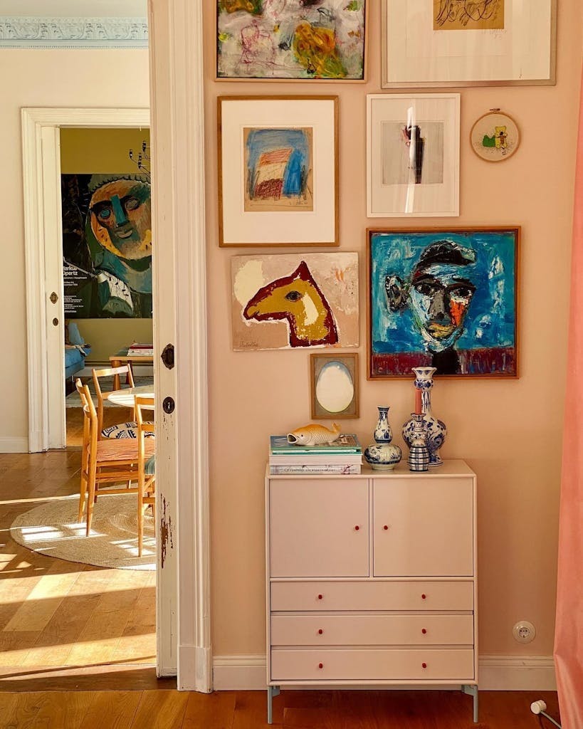 Detaljer vegg Bildevegg med moderne detaljer