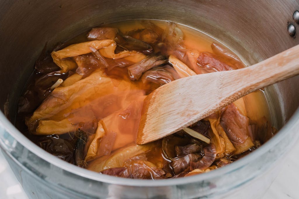 Farg klær gul med løk