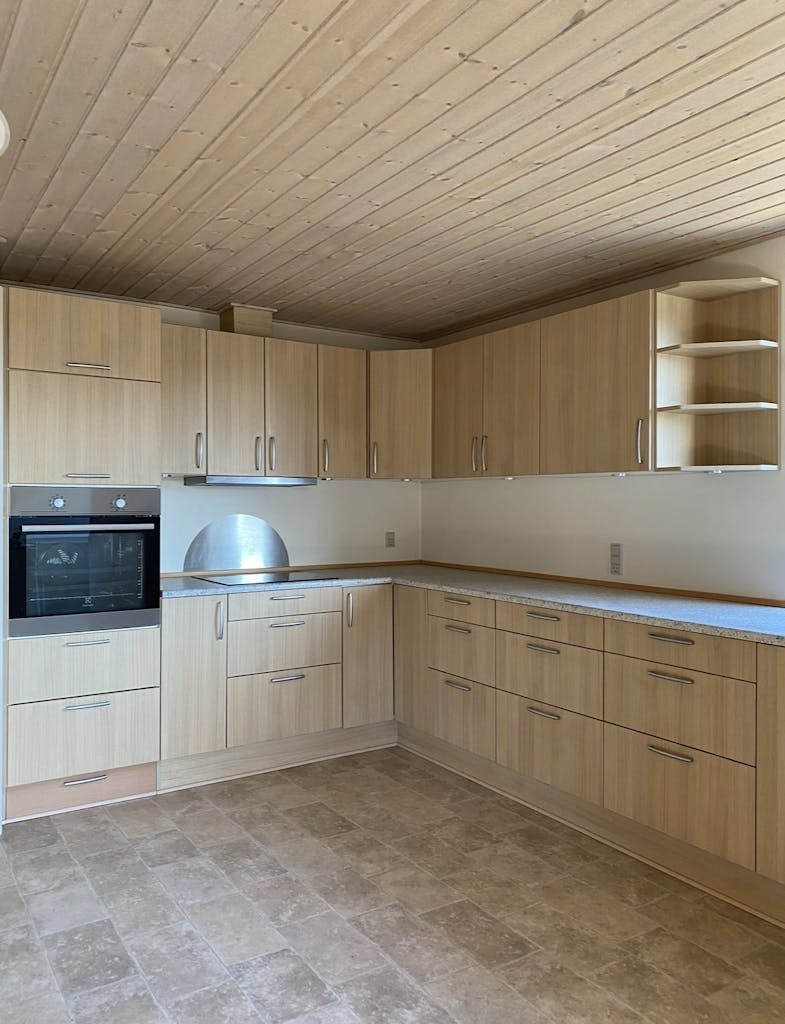 Kjøkken før oppussing