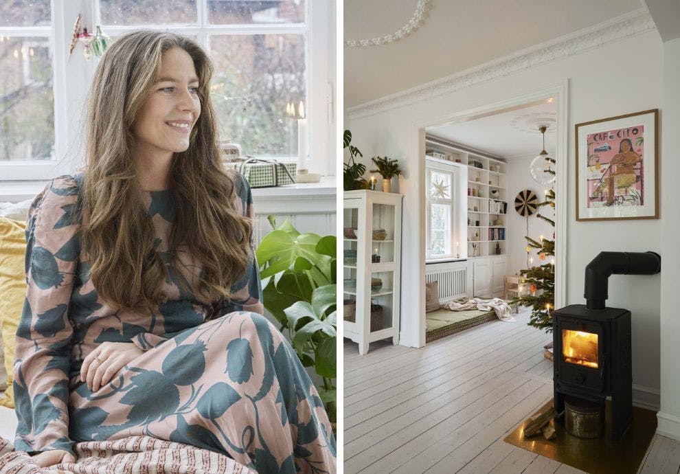 Julehjem med en naturligvri