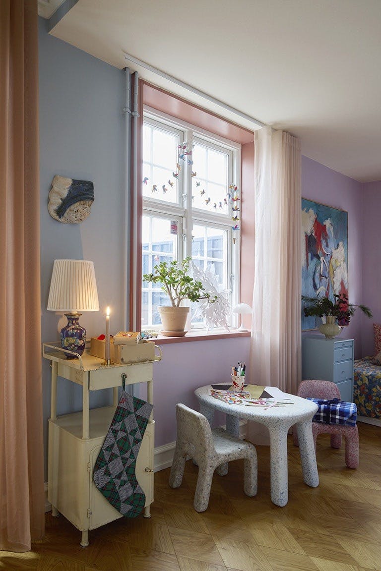 Pastellfarger i hjemmet