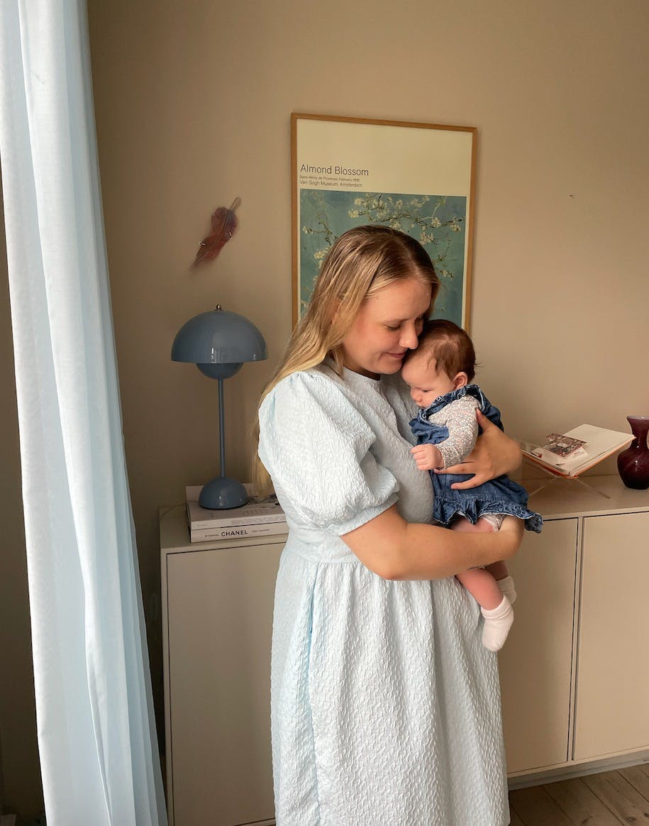 Sabina Zink med baby