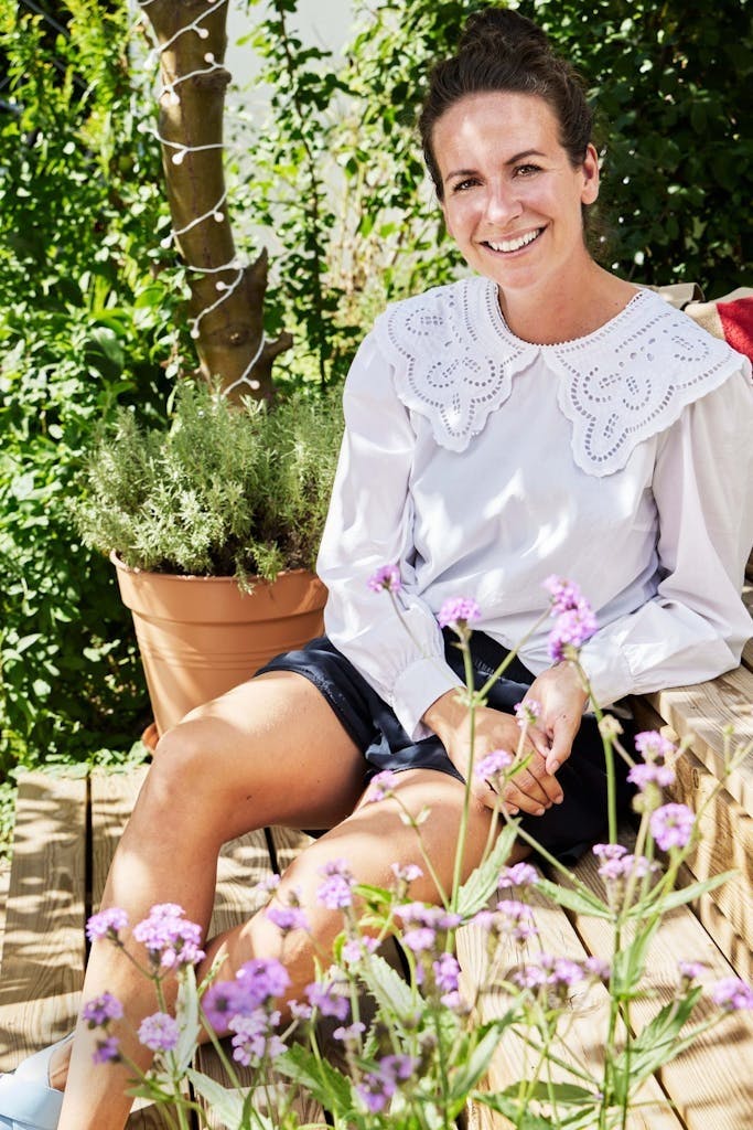 Signe har forvandlet terassen sin