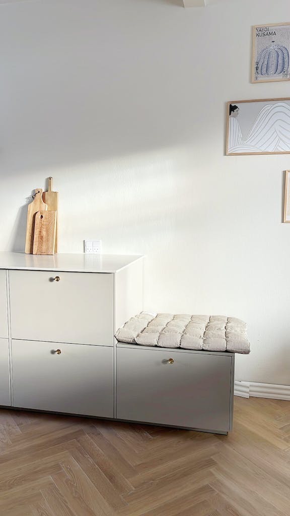 Sitte hjørne på kjøkkenet