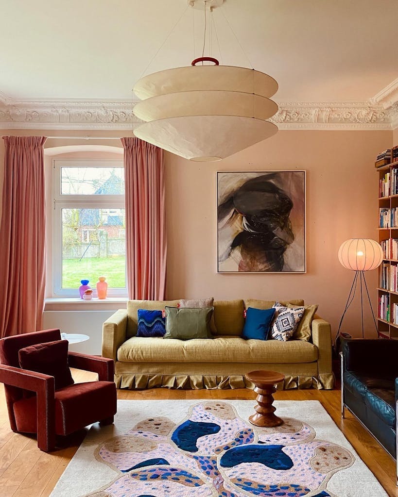 Stue i farger Stue med forskjellige stiler