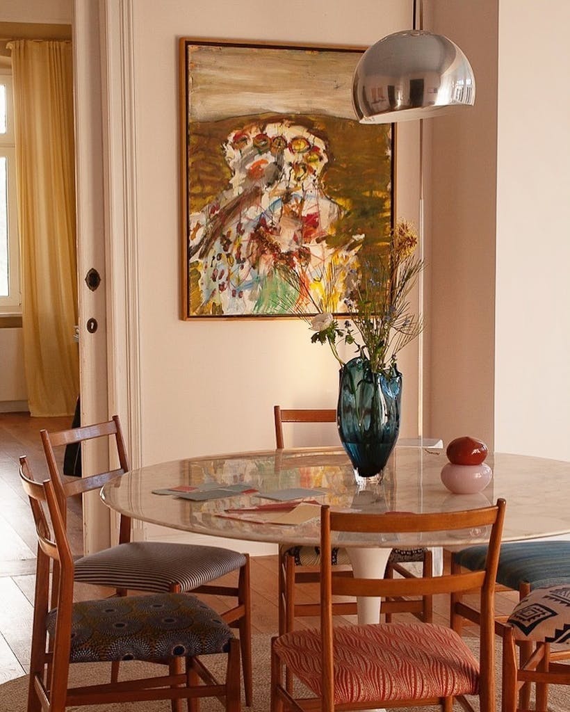 Stuen i spennende farger Spennende farger som matcher hverandre