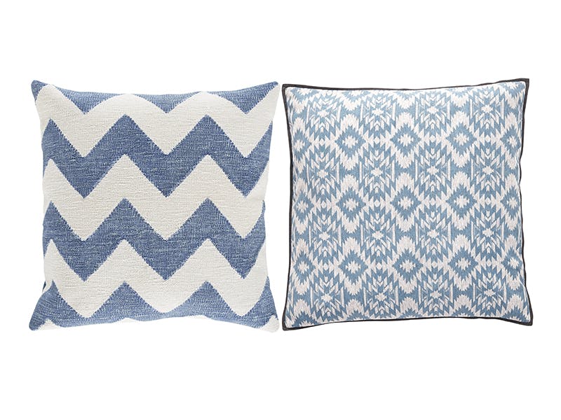 Sommerlige puter i blått Sommerlige puter i blått