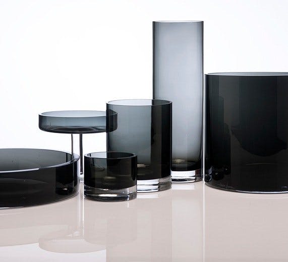 Sotet glass i ulike høyder