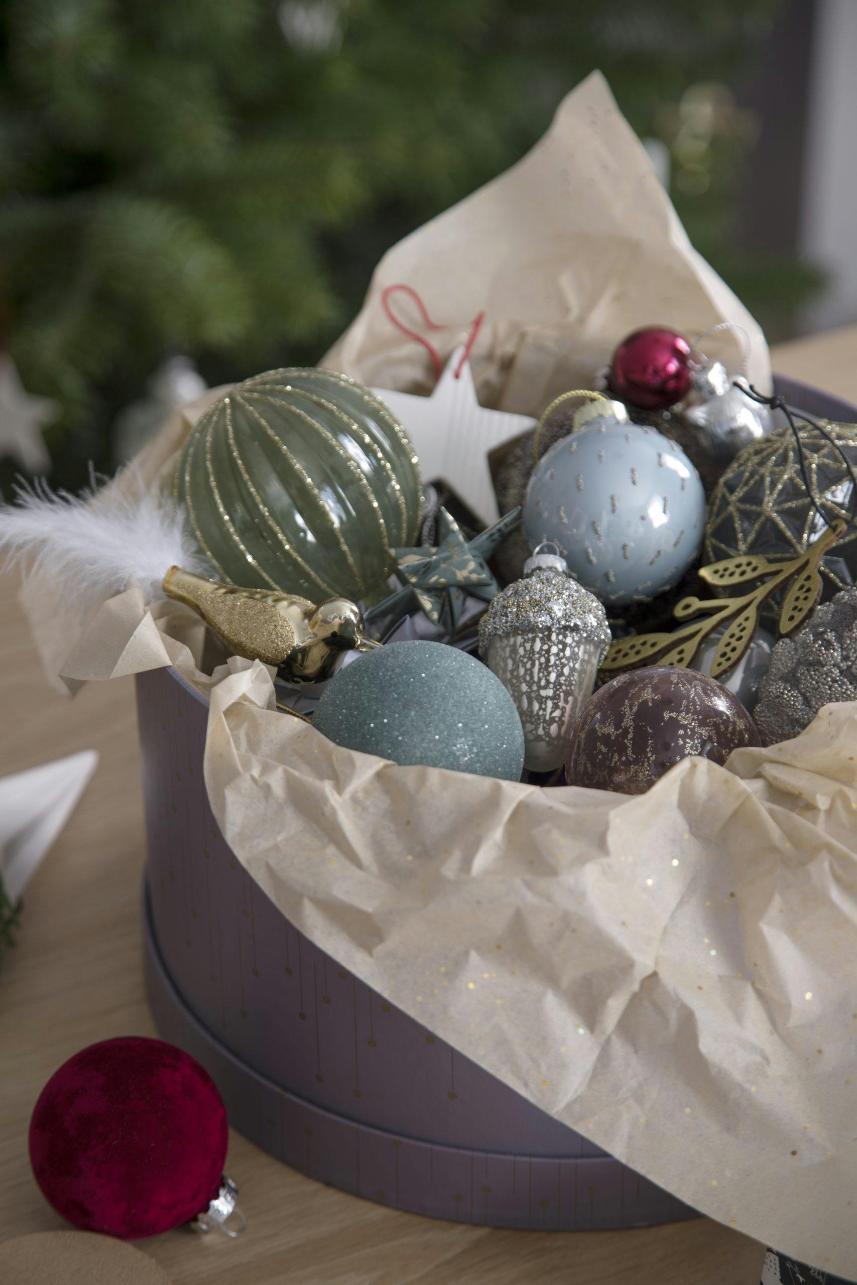 nostalgiske julekuler