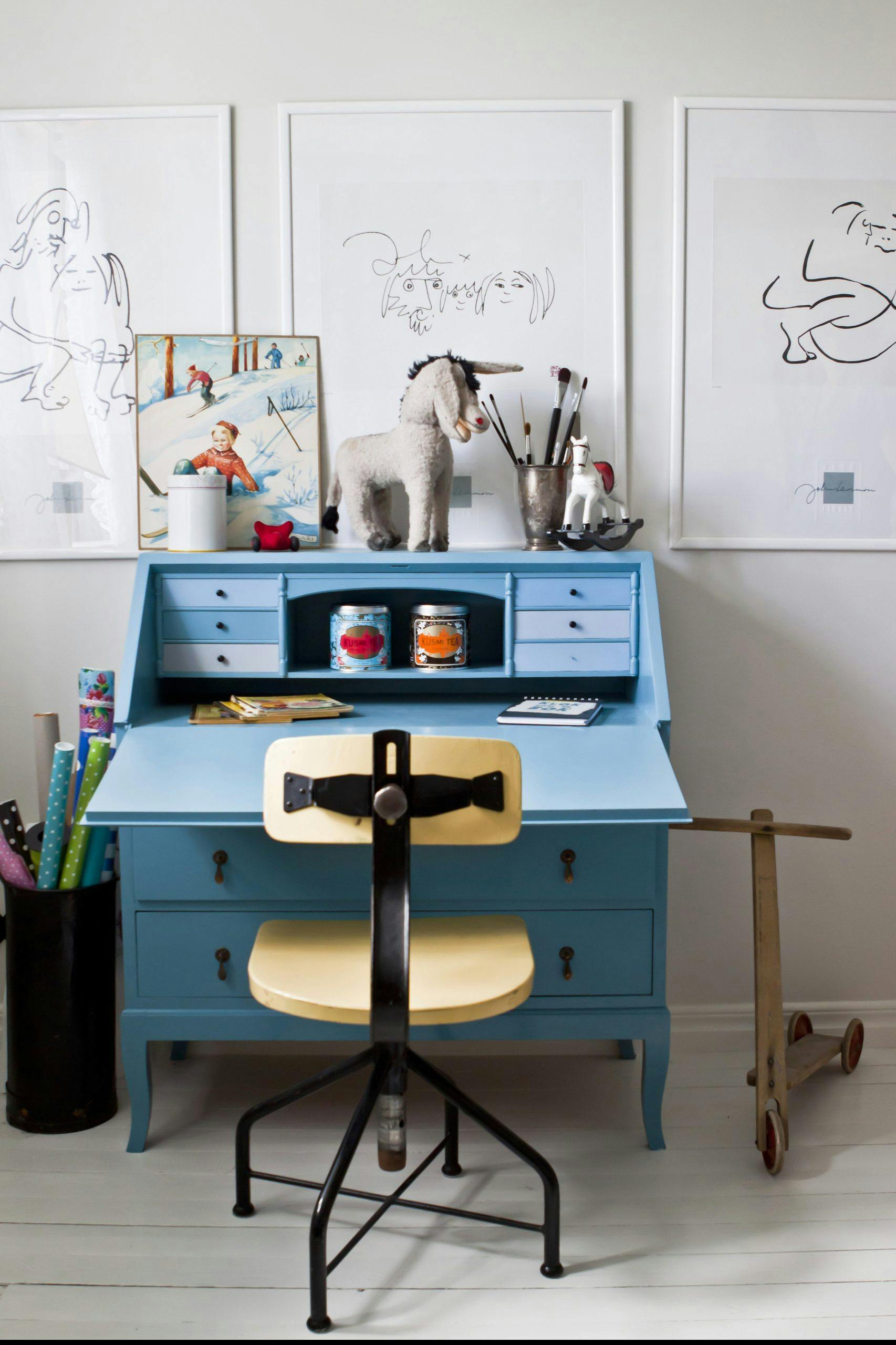  
Skuffer i flere farger