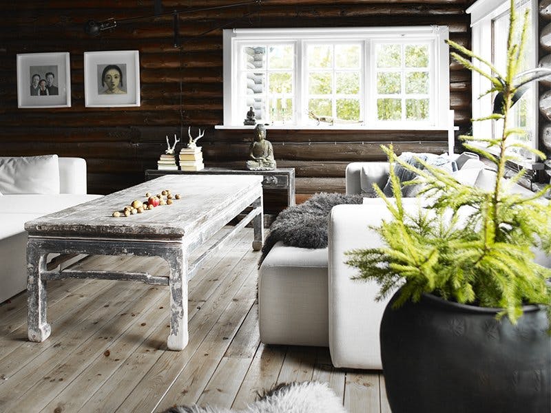 Stilig og behagelig i stuen