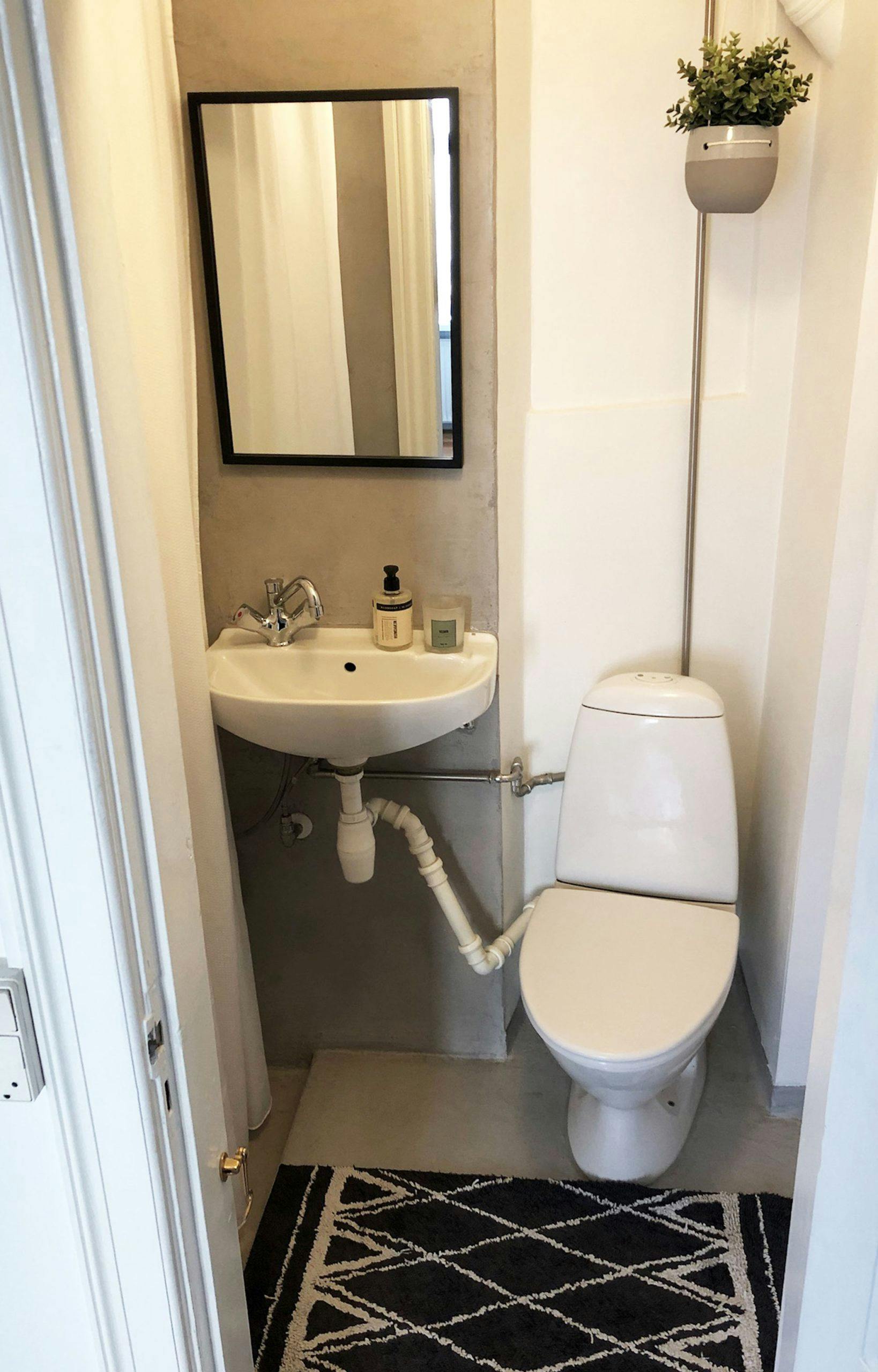 Badeværelse i betonlook