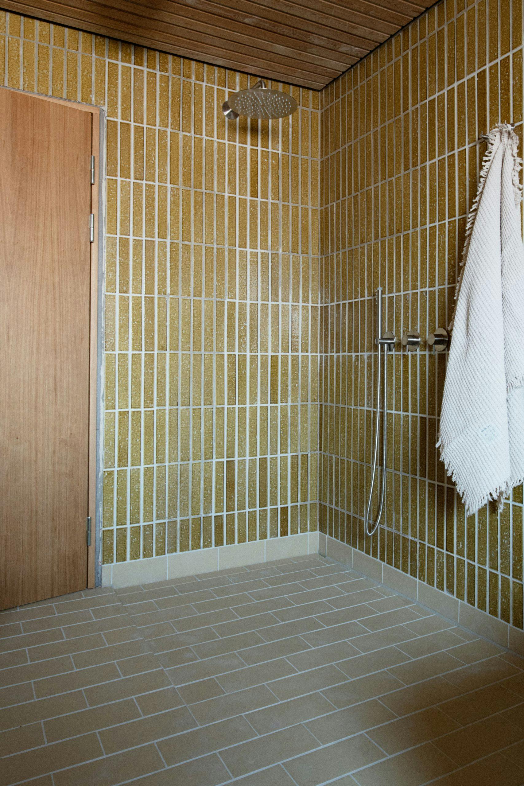 Badeværelse grønne fliser