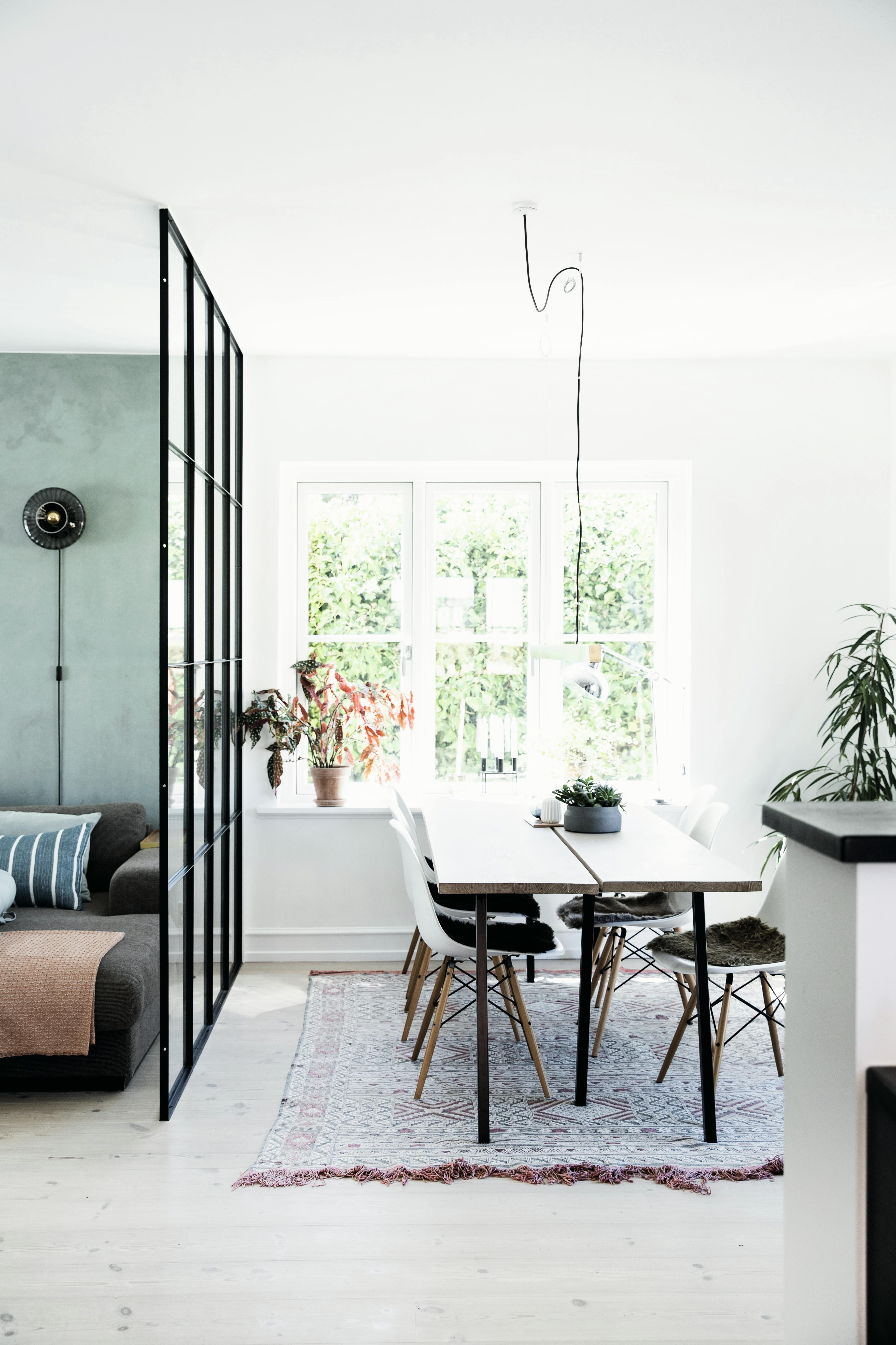 spisestue med skillevegg