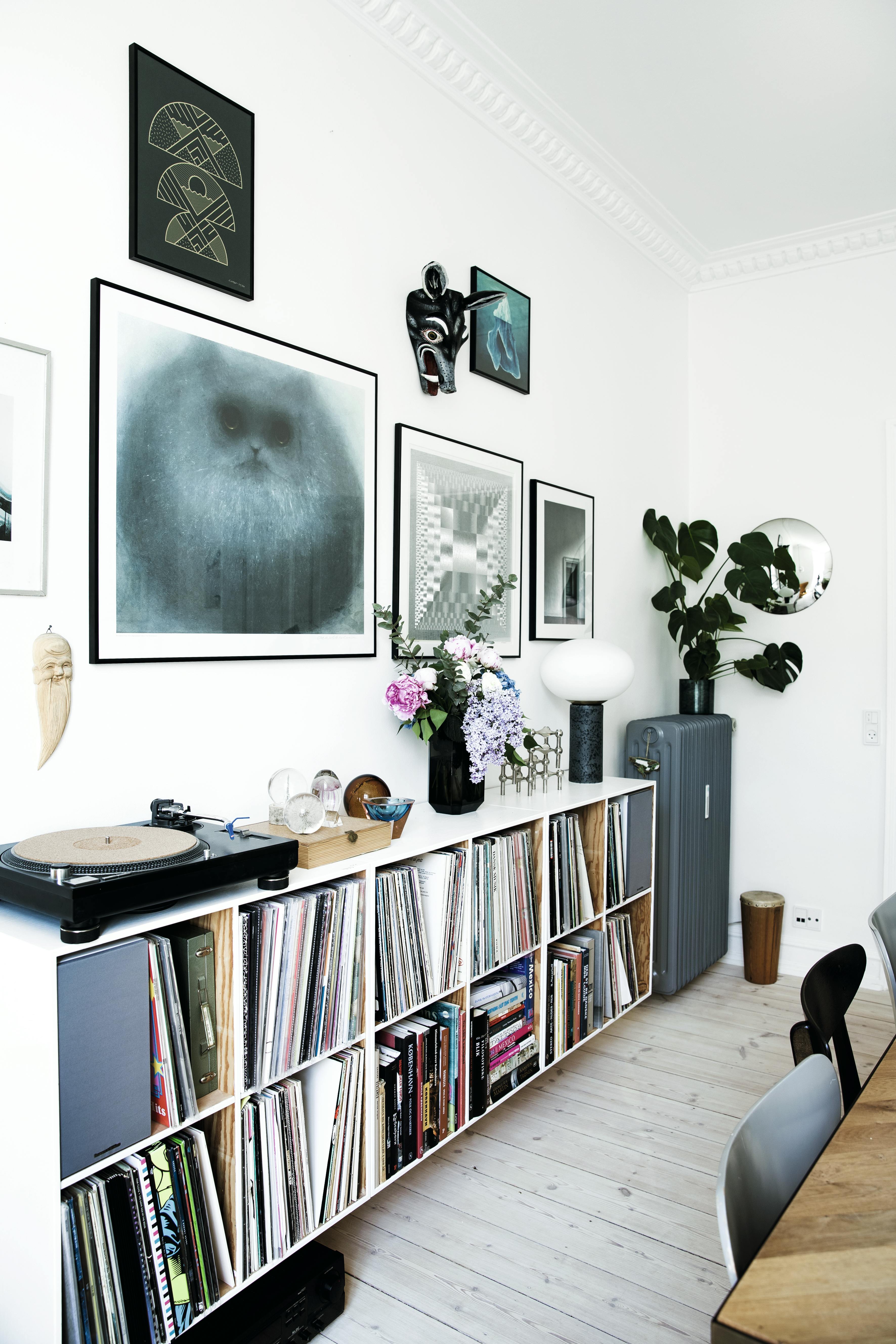 Bokhylle som blikkfang