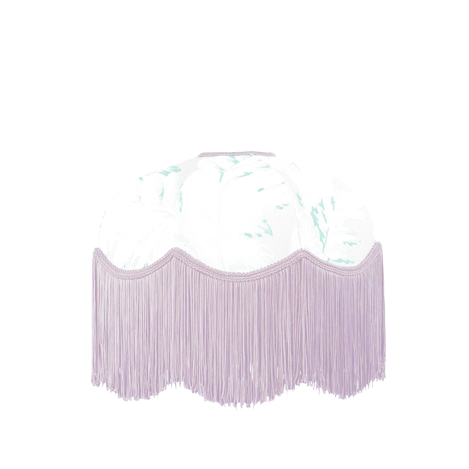 lampeskjerm med blomster