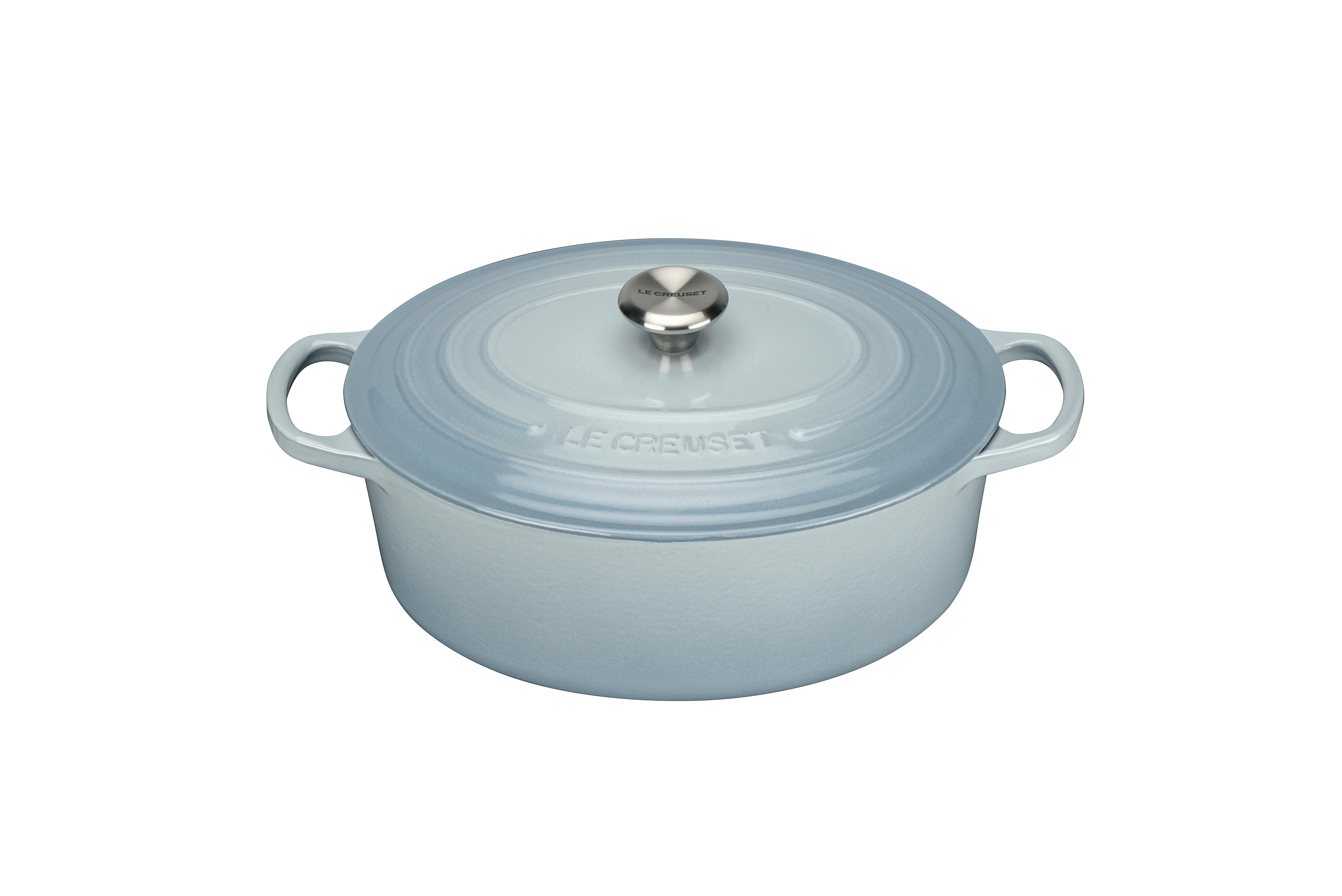 blå jerngryte fra le creuset