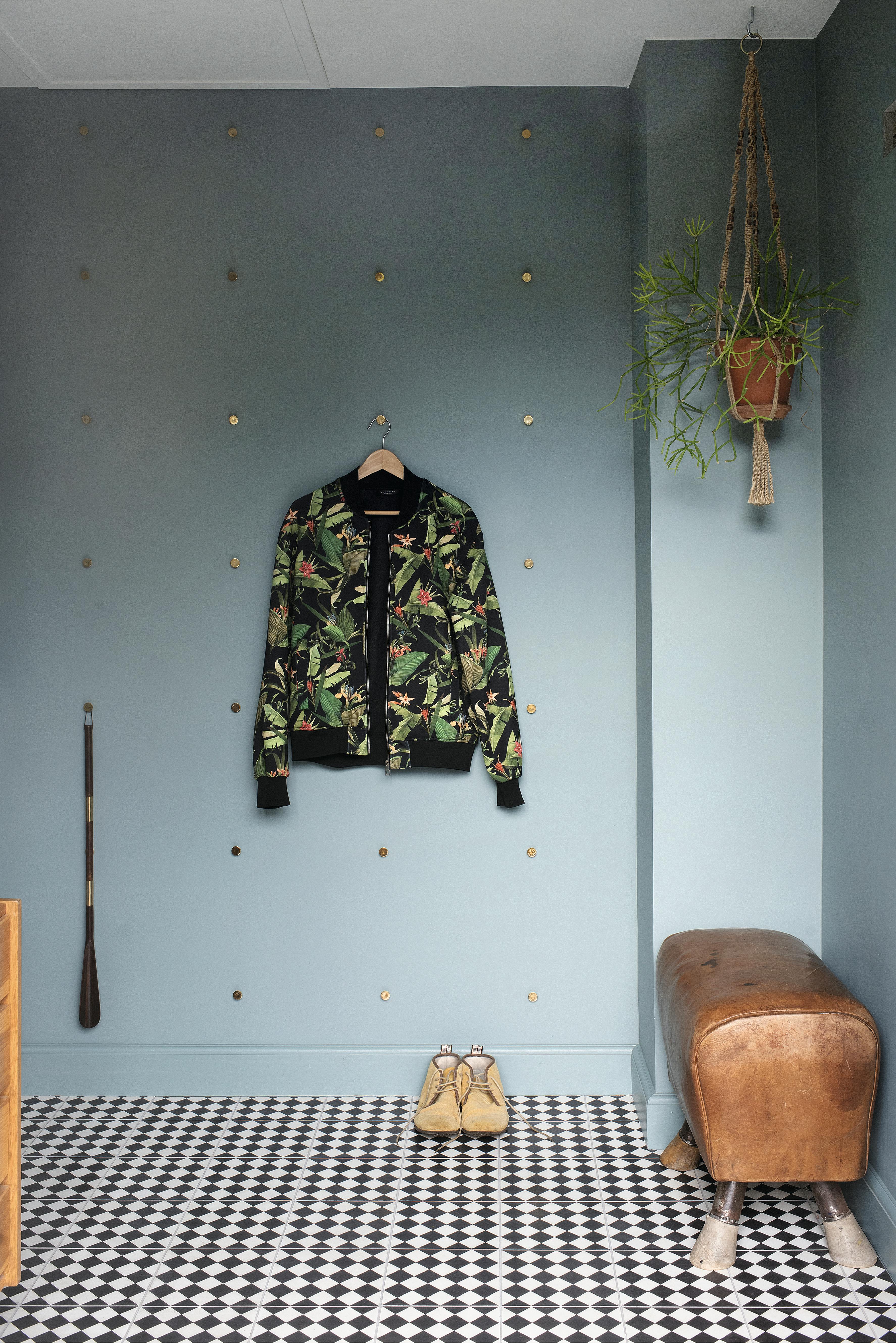 Idé til oppbevaring på veggen 