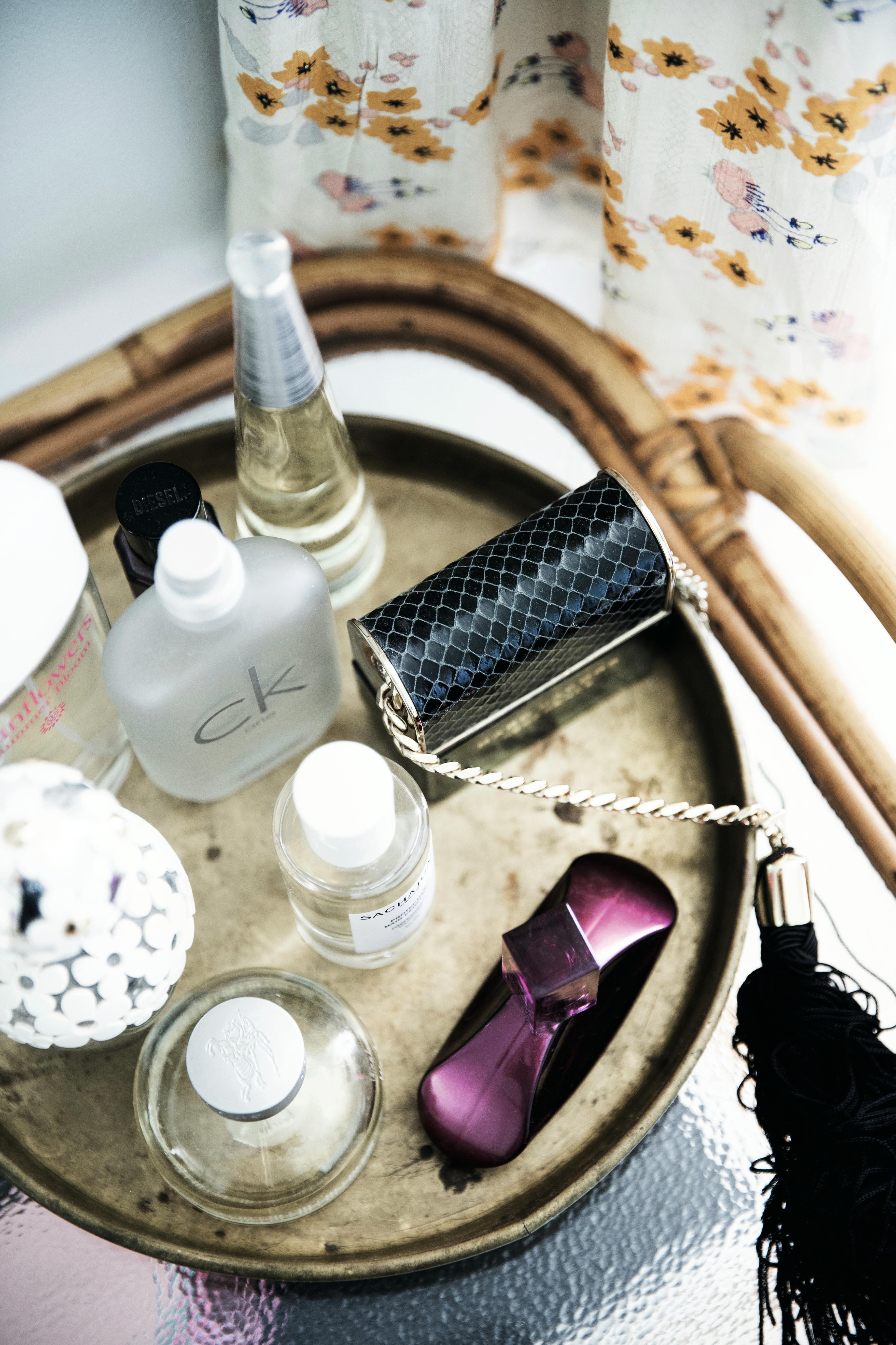 stilleben med skjønnhetsprodukter