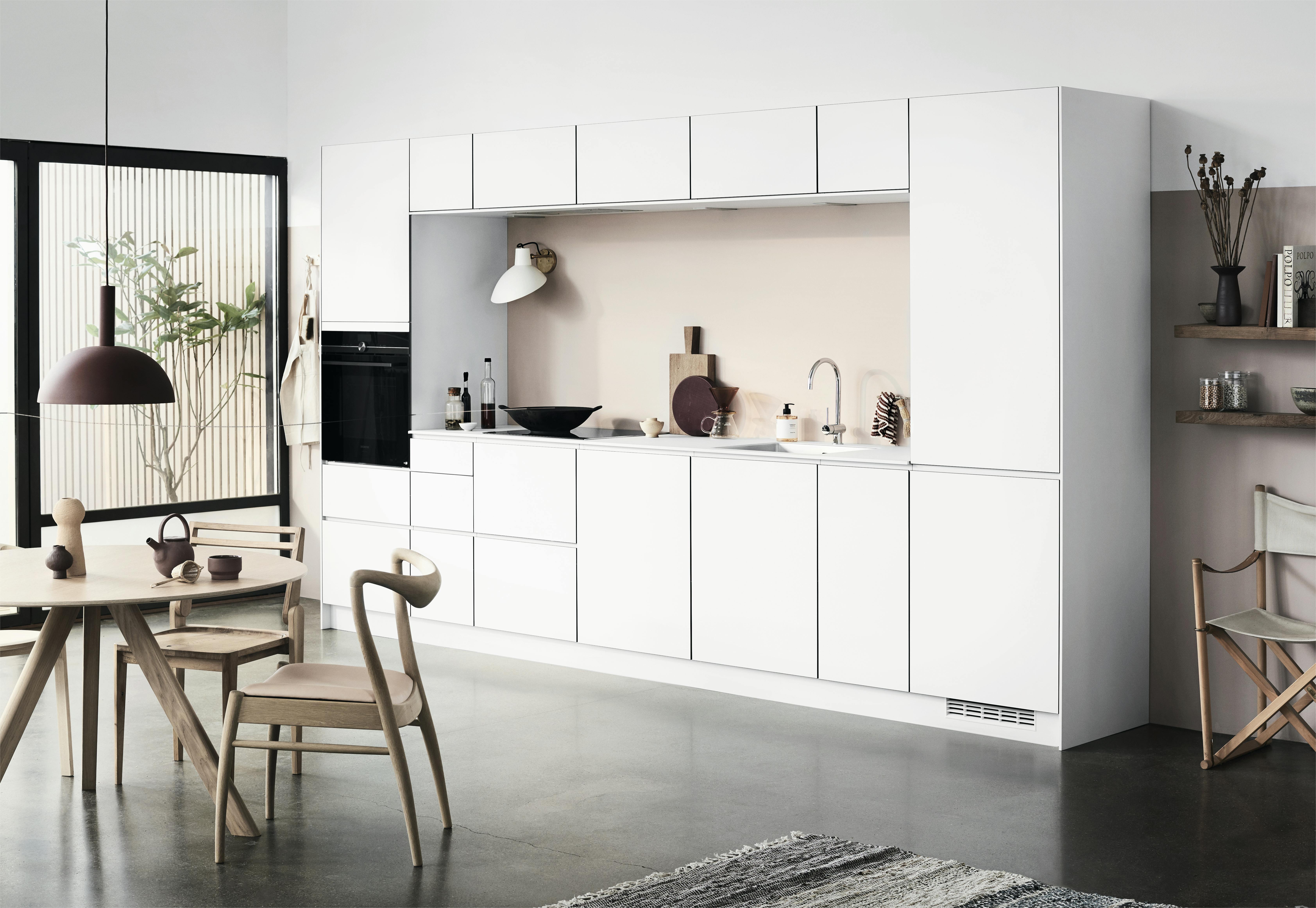 hvitt kjøkken fra kvik kjøkken