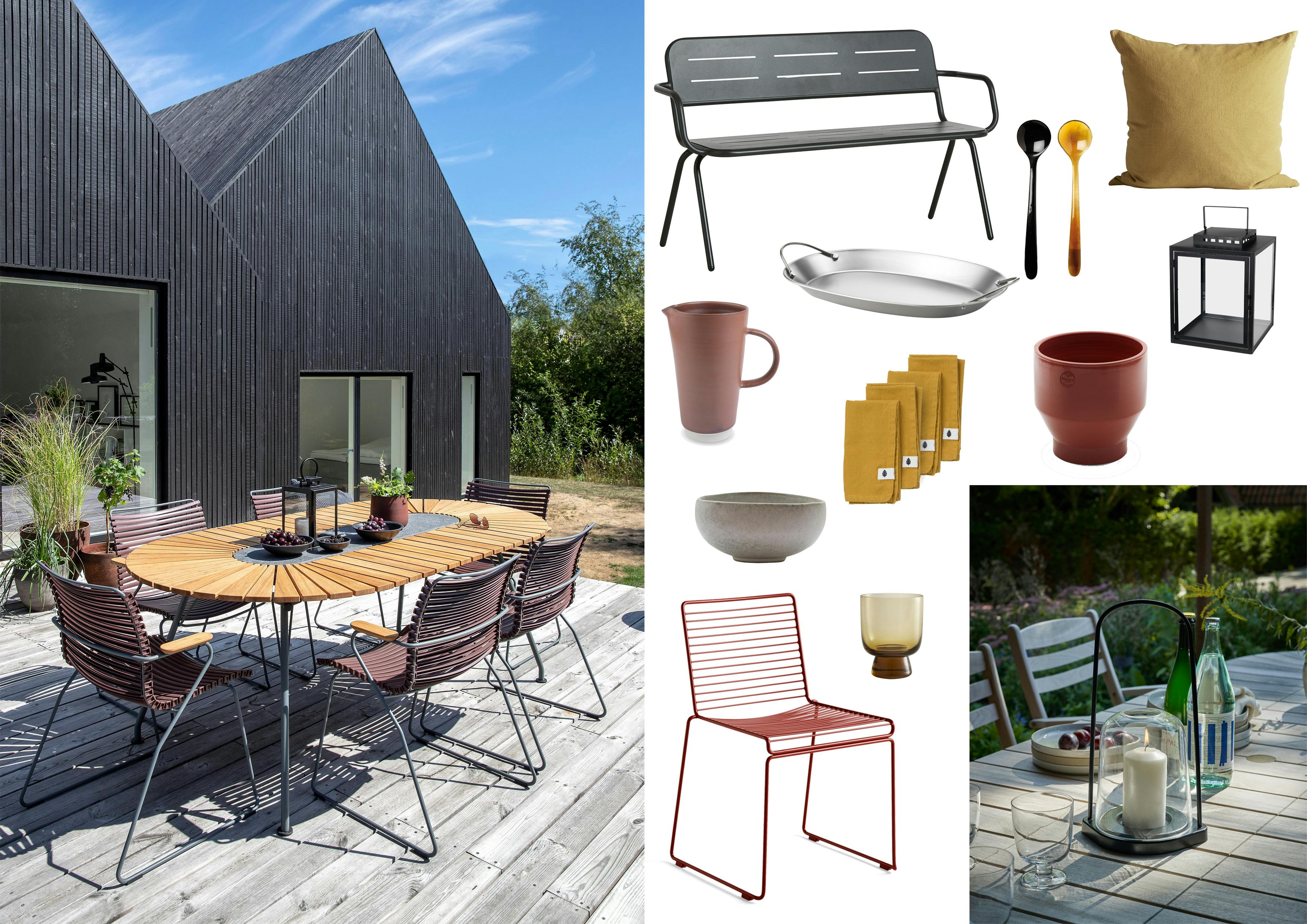 Terrasse, Utemøbler